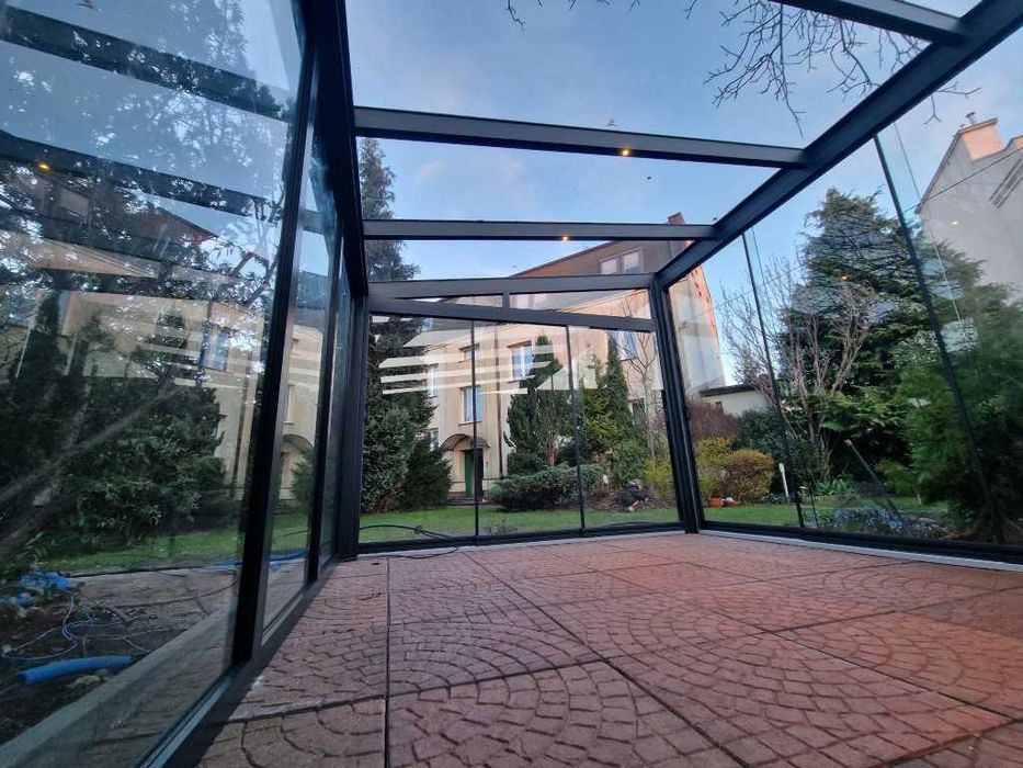 Zadaszenie Tarasu Aluminiowe wiata szkło Ogród zimowy Pergola