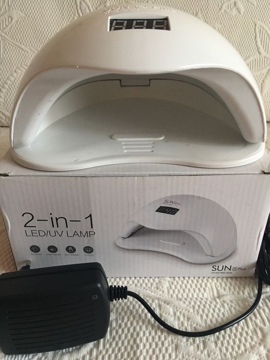 Лампа для гель-лаку SUNUV Sun 5 Plus UV/LED біла, 72 Вт