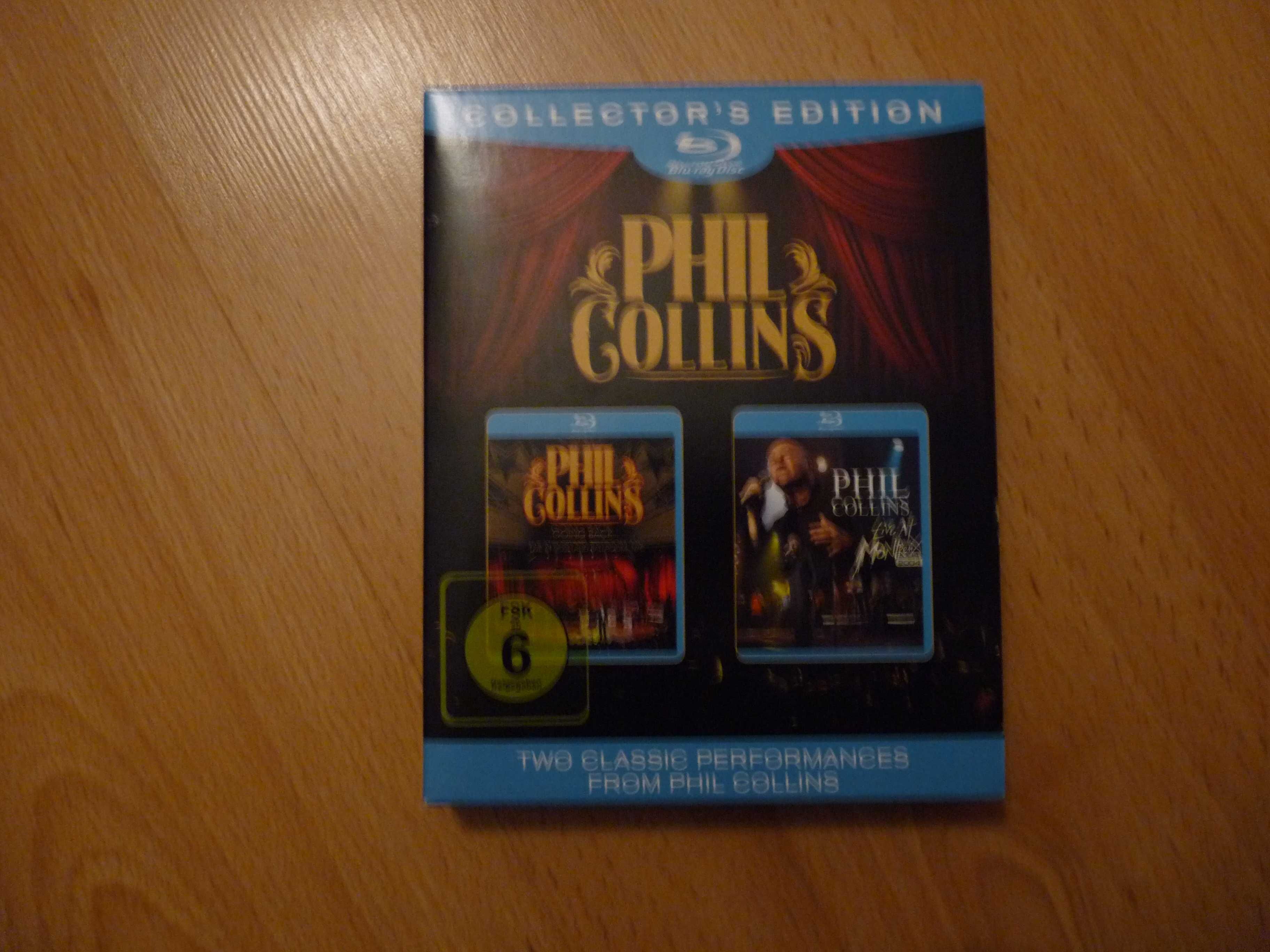 PHIL COLLINS 2x Blu Ray Wyd. Kolekcjonerskie STAN SUPER   UNIKAT