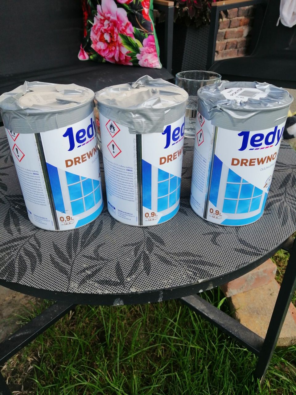 Farby olejne firmy Jedynka, kolor biały połysk