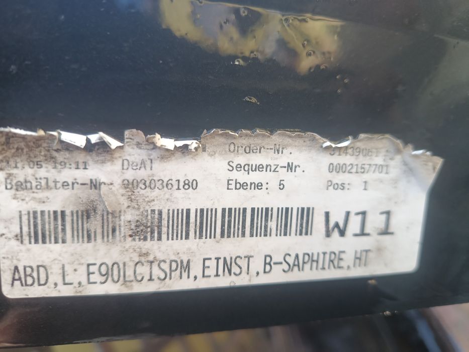 BMW 3 E90 E91 lci lift progi listwa progowa lewa prawa m pakiet 475