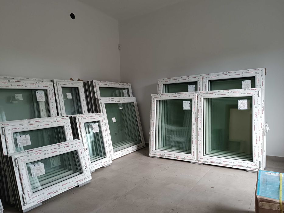 okno 1765x1435 mm białe dwuskrzydłowe NOWE od ręki