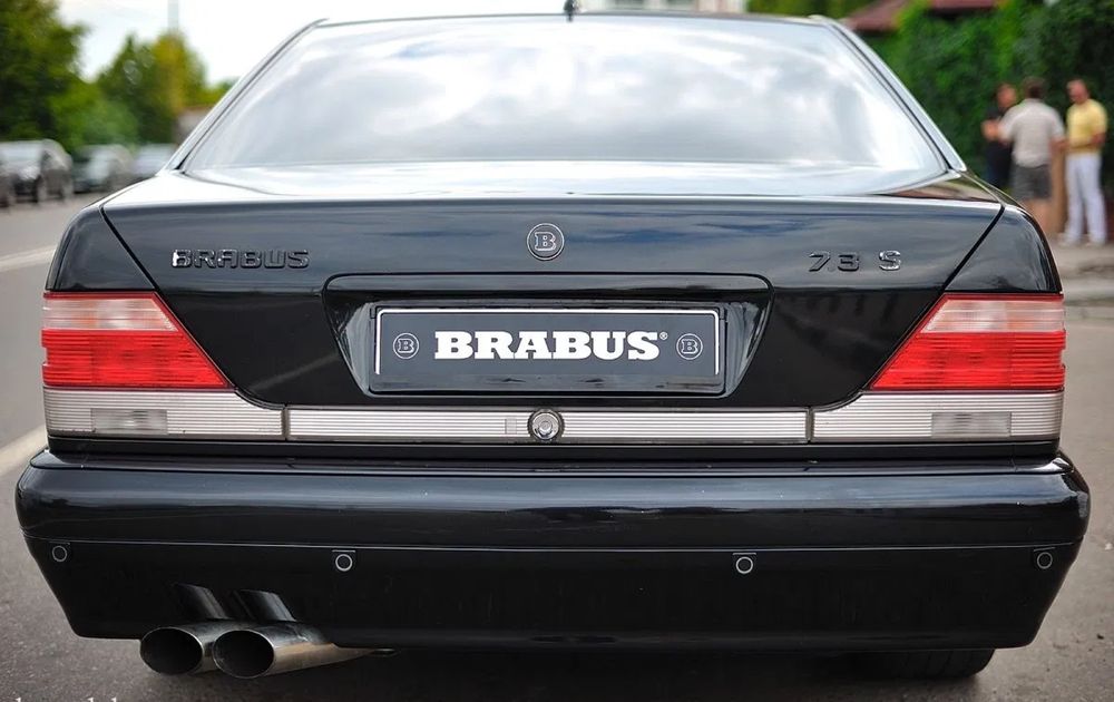 Мерседес w124,w140,w210 выхлоп,прямоток,глушитель Brabus