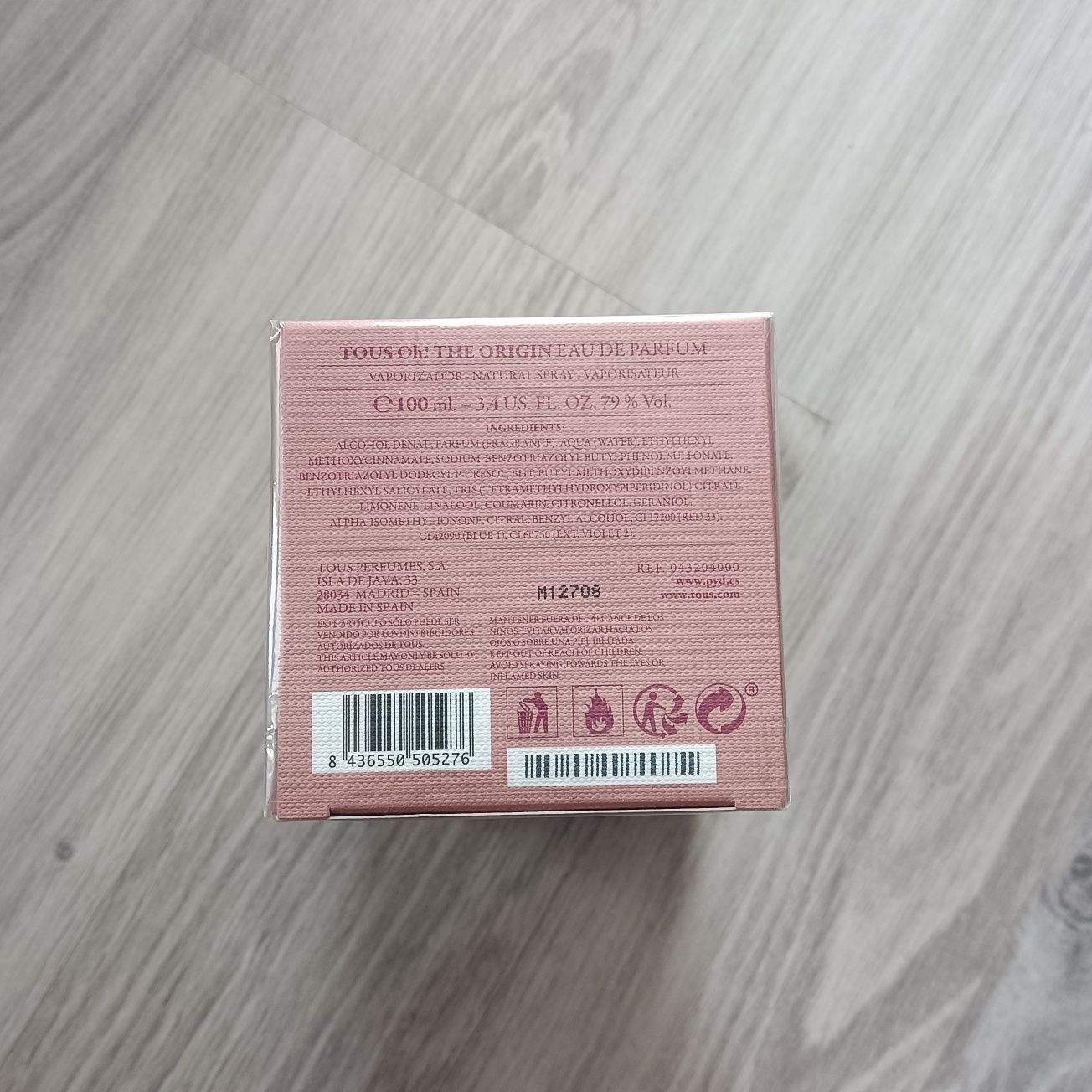 Oh! The Origin TOUS różowe różowy 100 ml EDP nowe w folii