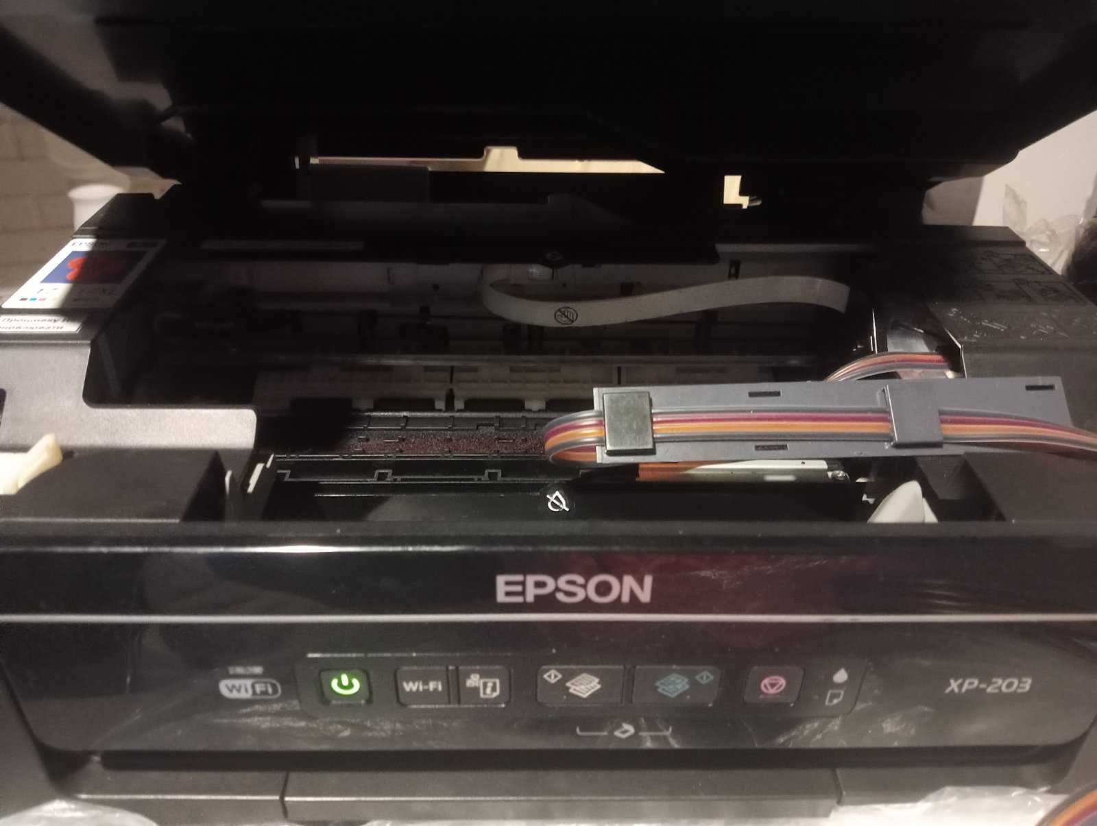 БФП Epson Expression Home XP-203 з СБПЧ. На запчастини або ремонт
