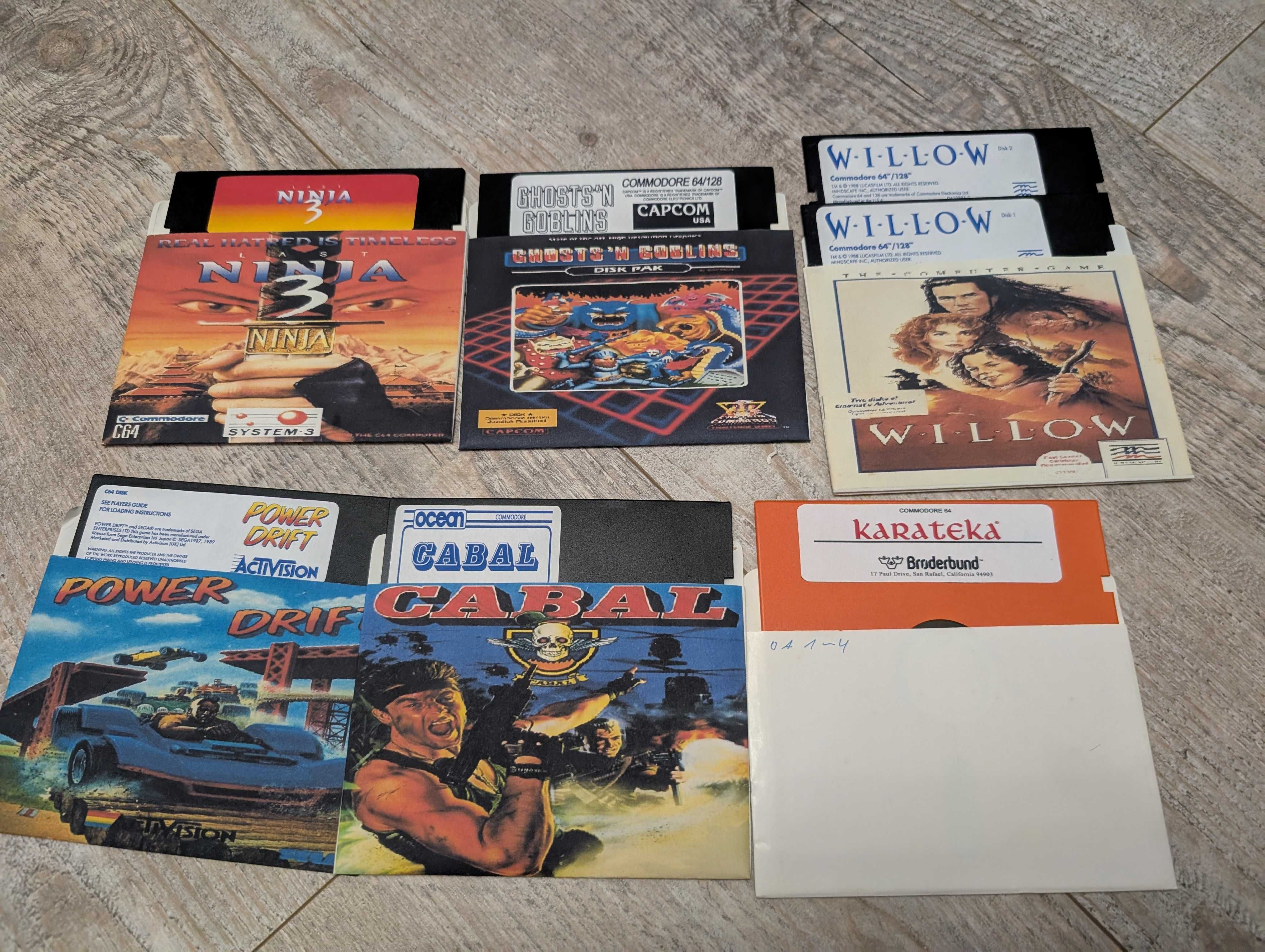 6 gier commodore 64