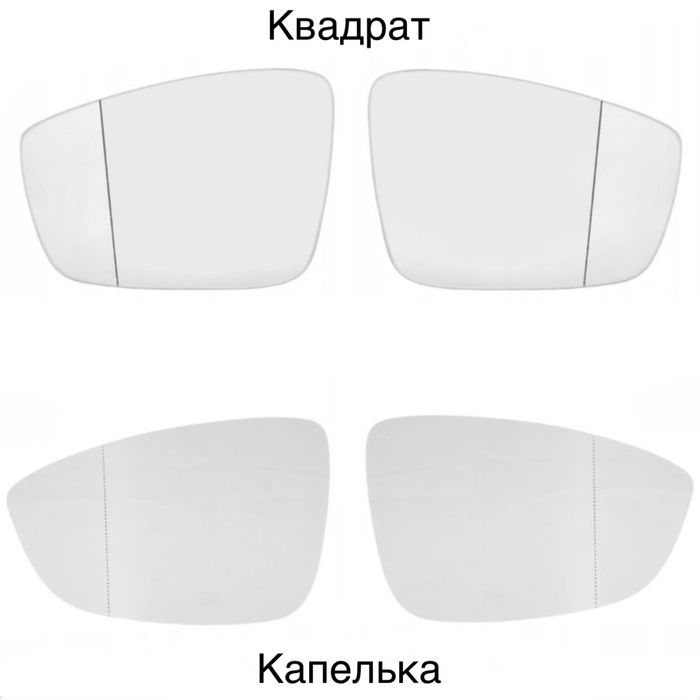 Вкладиш Дзеркало Зеркало Vw Passat B7,USA,NMS,CC,Jetta 6,Skoda,Seat