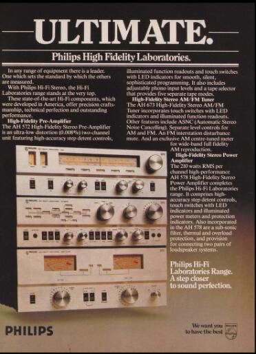 Retrospekcja Philips Laboratories AH 578 plus 572 Unikat