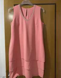 Vestido cerimónia rosa curto