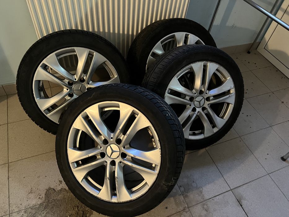Диски с зимней резиной от mercedes e-class