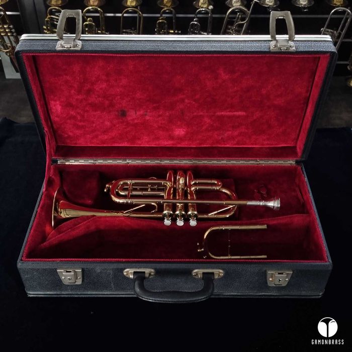 Trąbka Henri Selmer Paris Eb / D radial valves futerał Gamonbrass