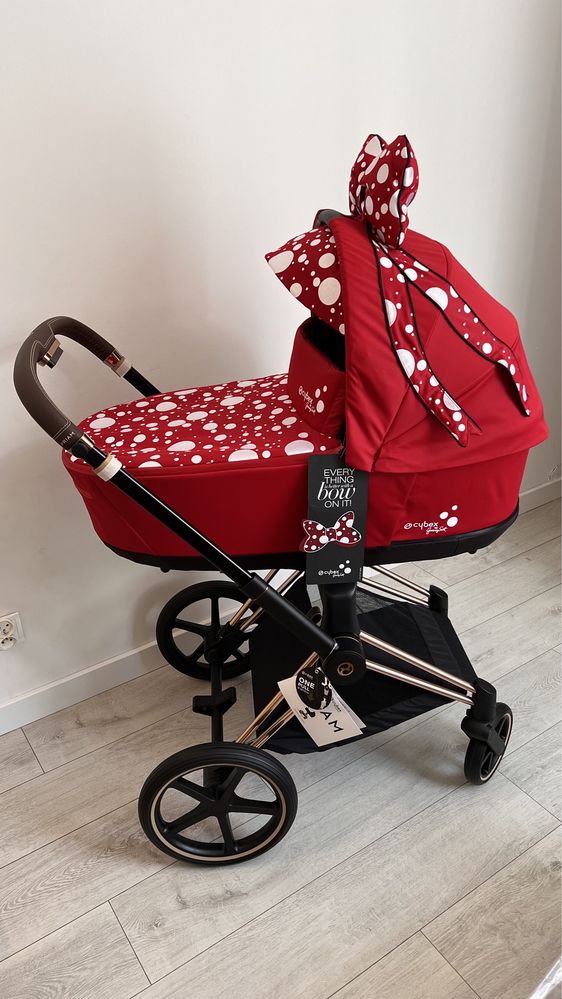 Cybex Priam 4.0  Petticoat red set 2in1