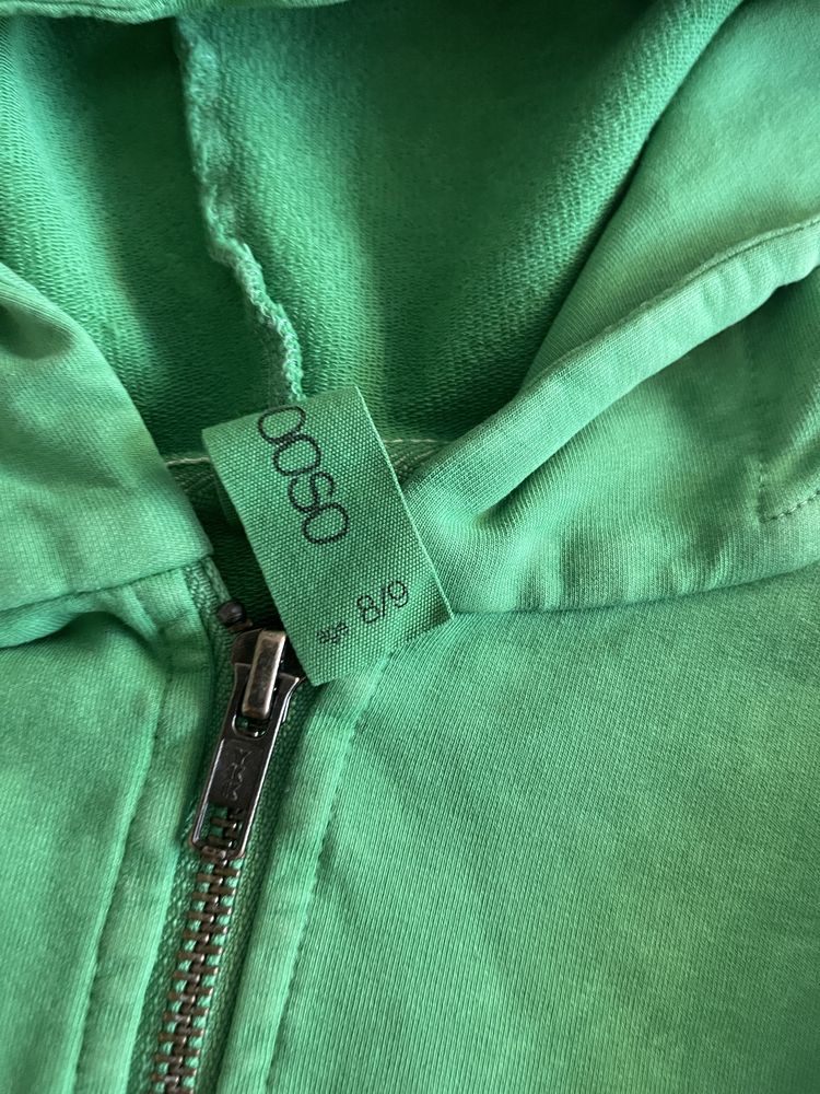 Bluza zip hoodie green Booso 8/9