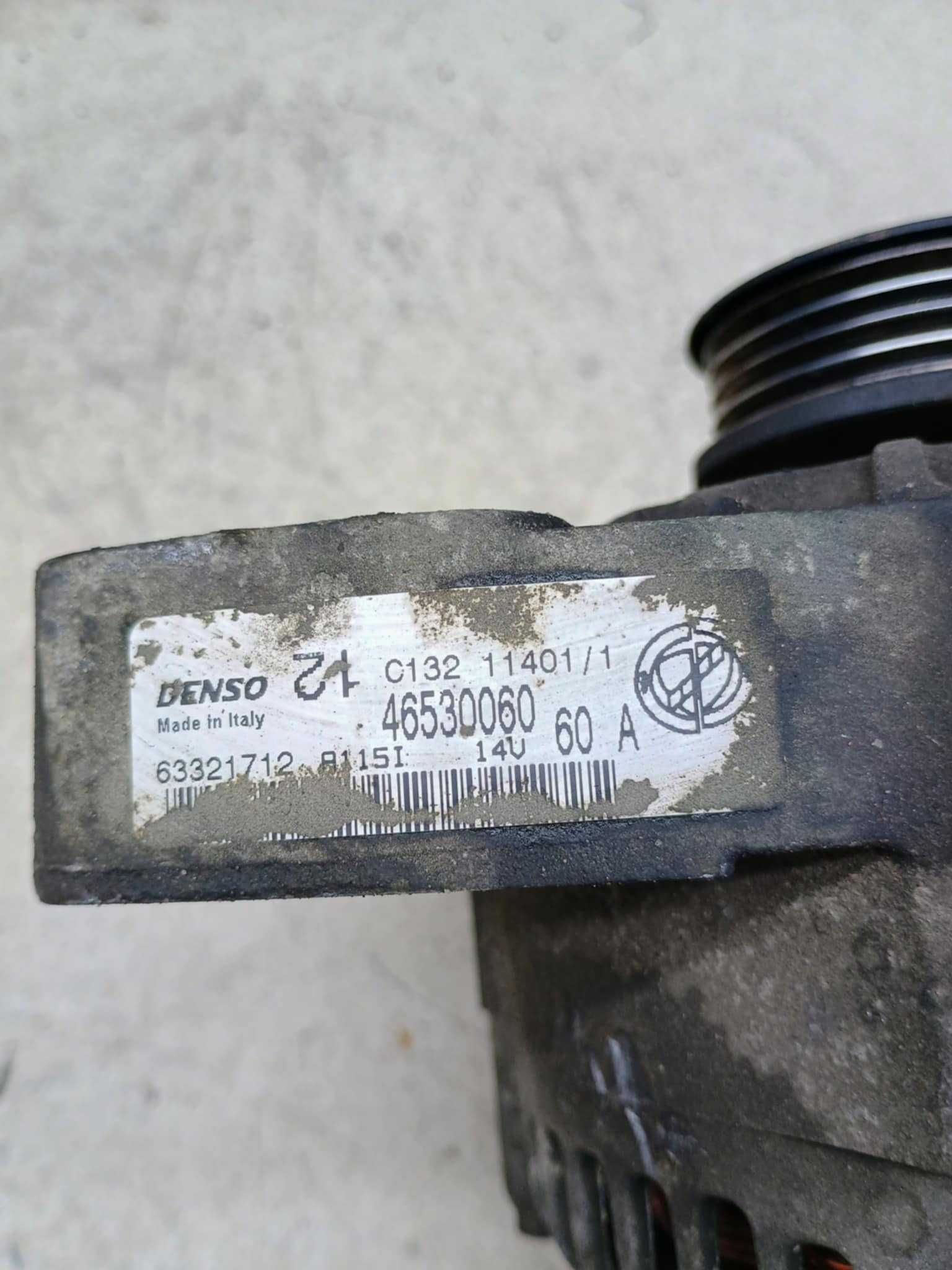 Alternator DENSO 60A FIAT PUNTO II 1.2b 8v / 1.1b 8v