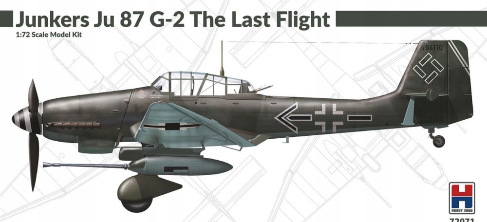 Samolot Junkers Ju-87 G-2 Stuka The Last Flight model 72071 Hobby 2000