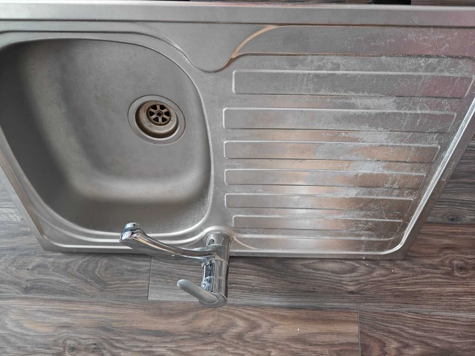 Sprawny zlew zlewozmywak z baterią okazja tanio