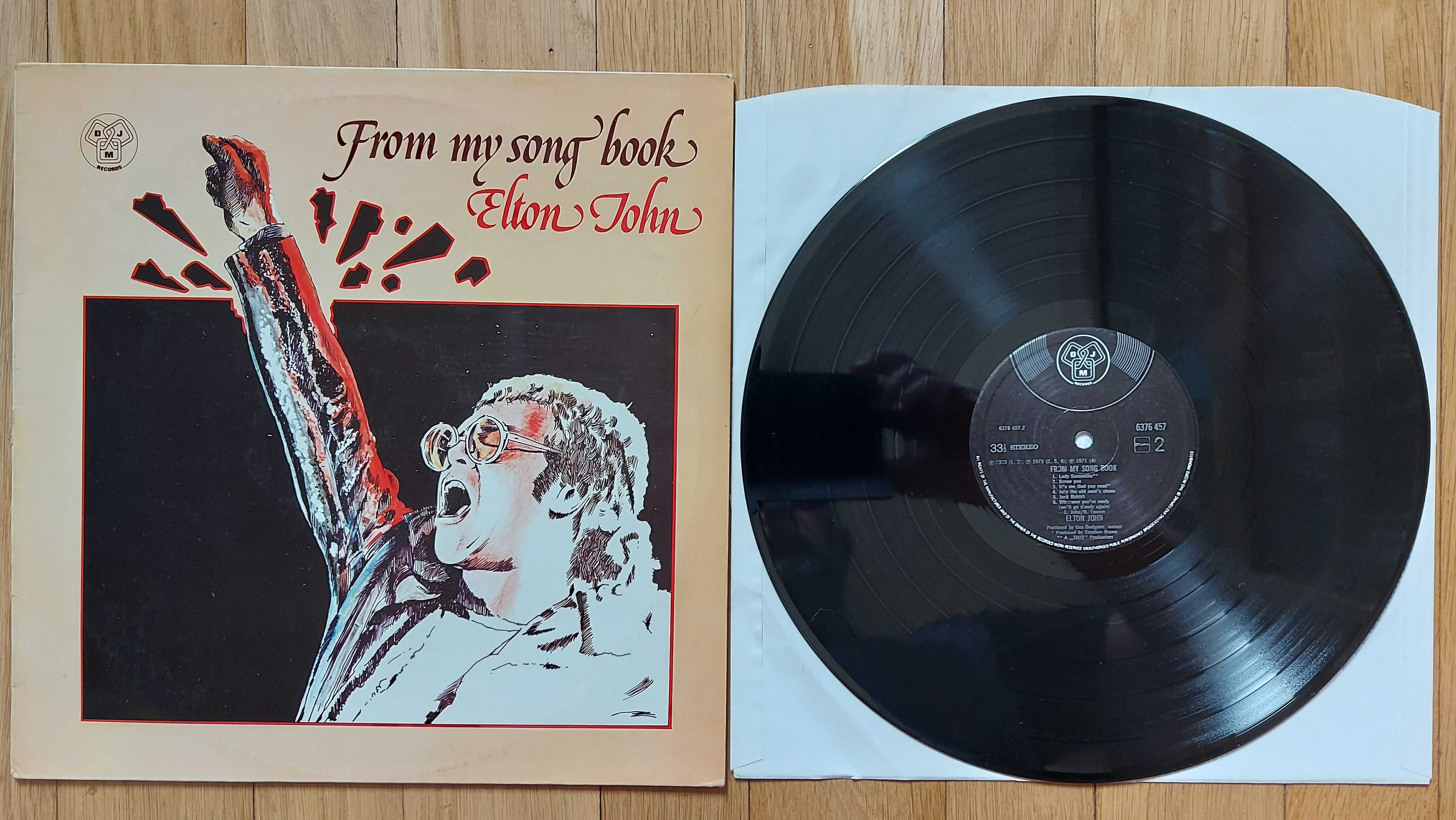 Elton John ‎From My Song Book NL 1973 (VG+/EX) + inne tytuły