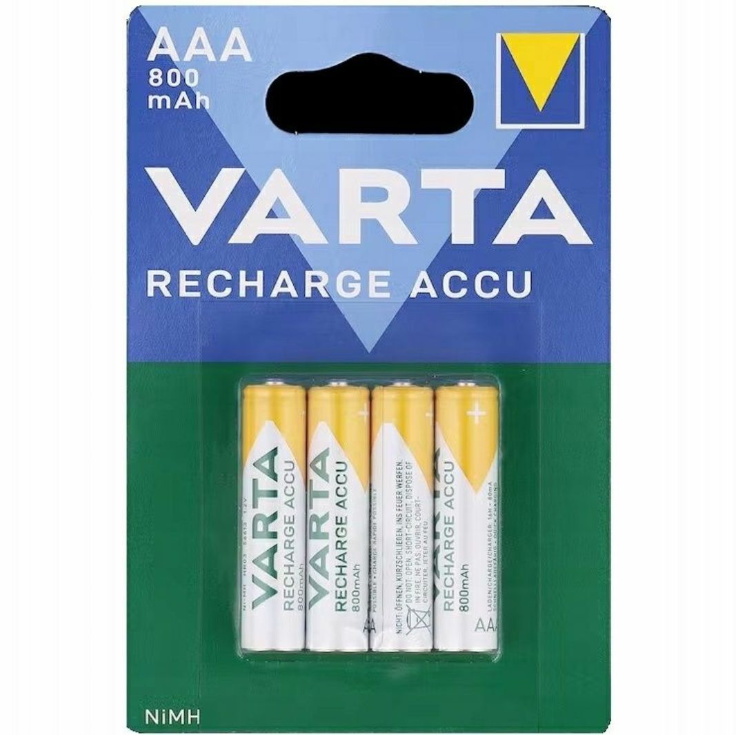 Акумуляторні батарейки варта Varta 4 шт. Аккумуляторные батарейки.
