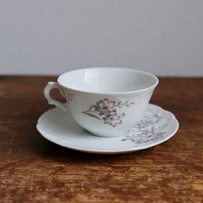 Serviço de café completo para 12 pessoas em porcelana da Vista Alegre