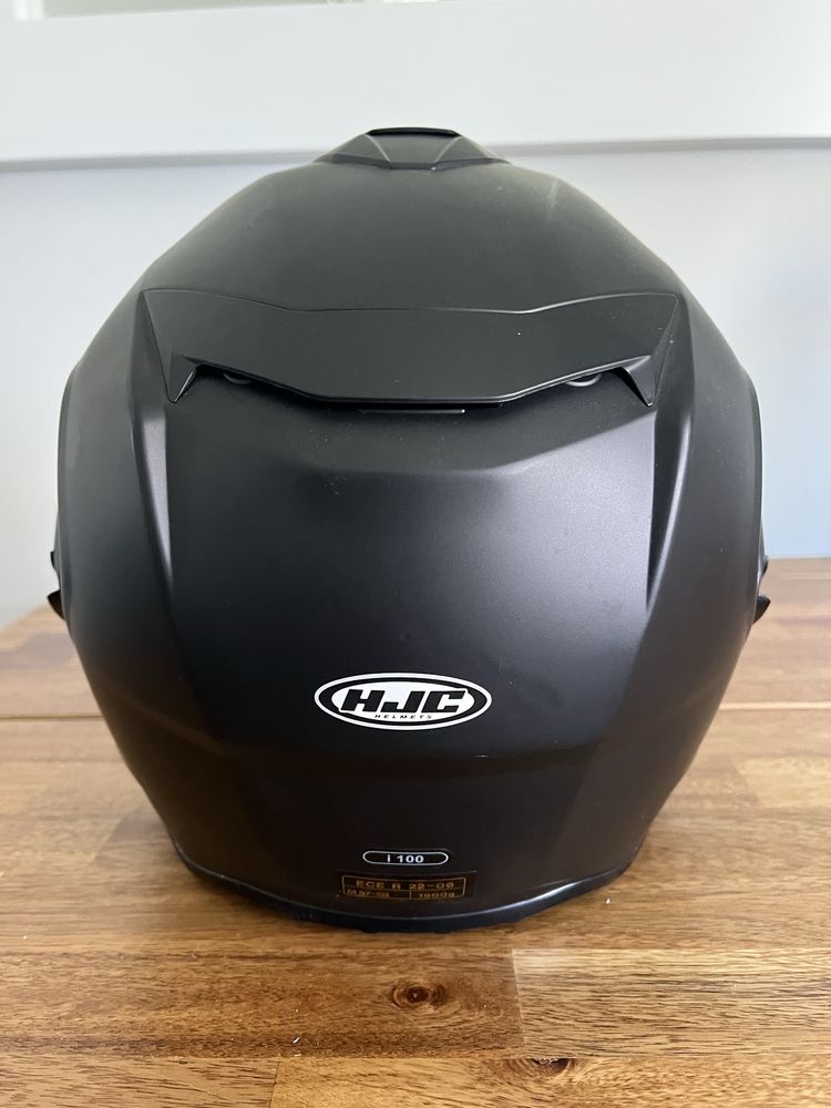 Capacete modular HJC i100 Preto-Mate tamanho M