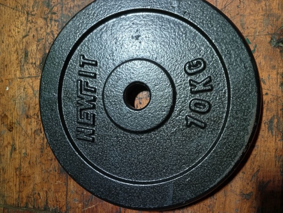 Disco musculação Newfit 10kg