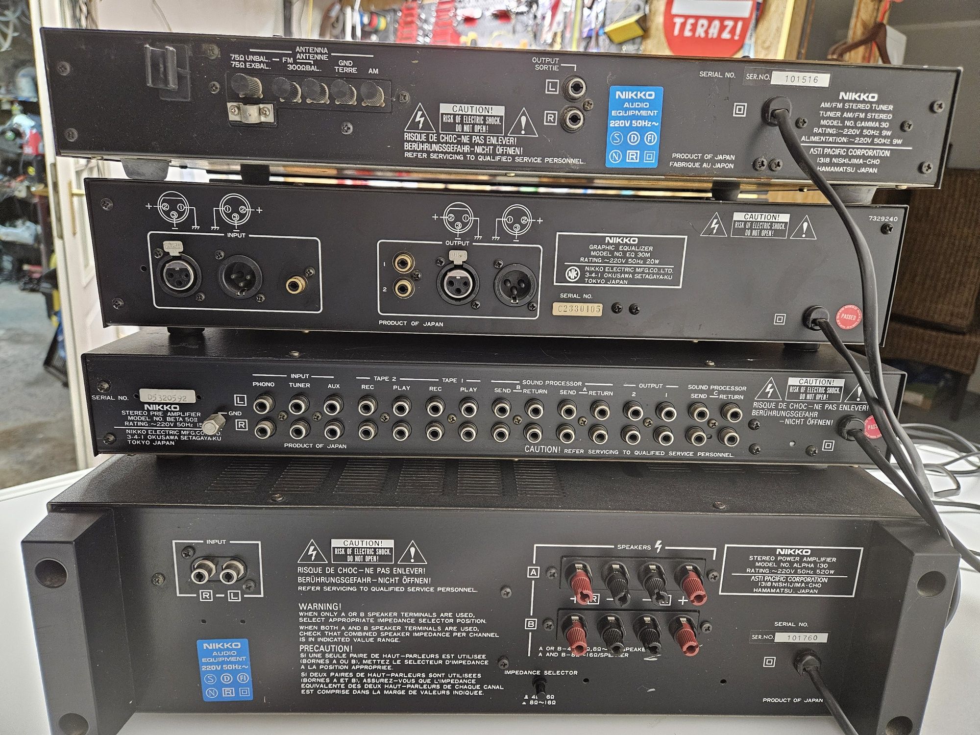 Zestaw Nikko Gamma 30 Eq30M Beta 50II Alpha 130