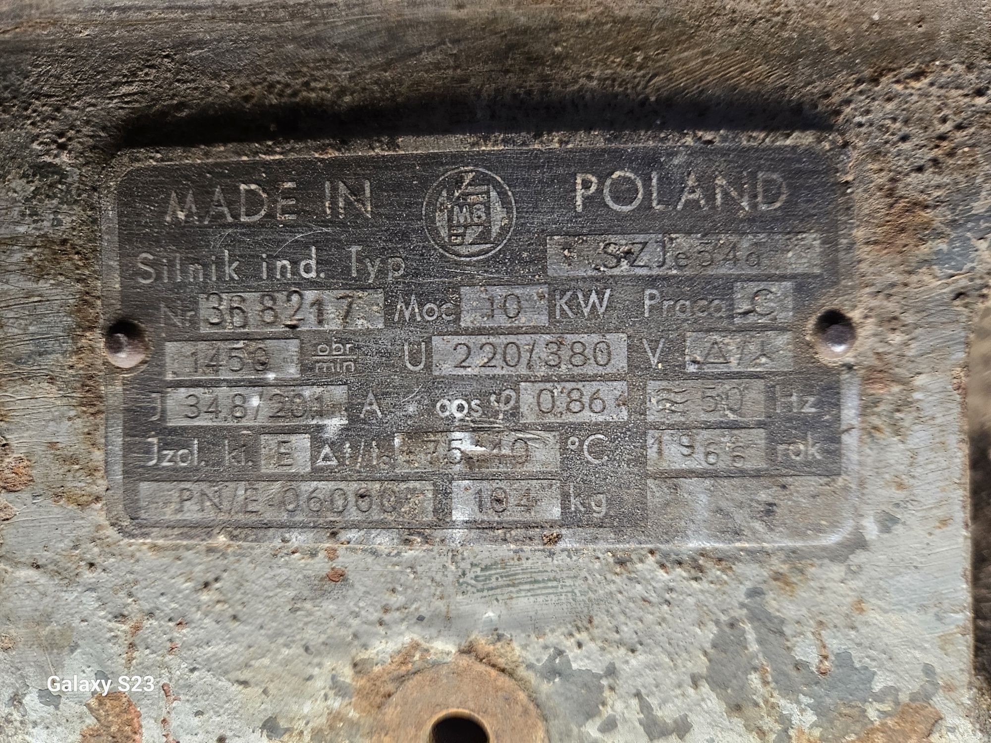 Silnik 10kw 3 pasmowy