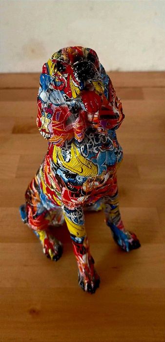 RAT LAMP "RAYMONDE WEIL" E FIGURAS DE CÃES VÁRIAS ARTESANAIS