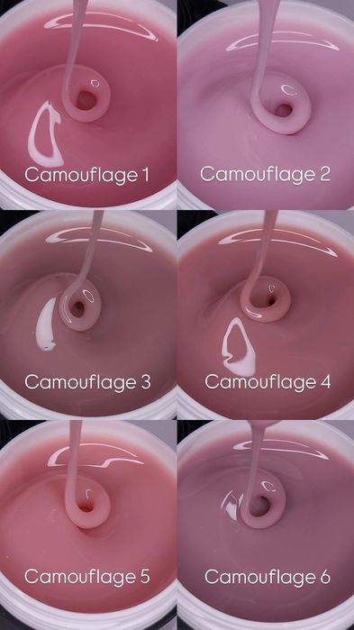 Гель для нарощування нігтів, гель для наращивания камуфляжный желе