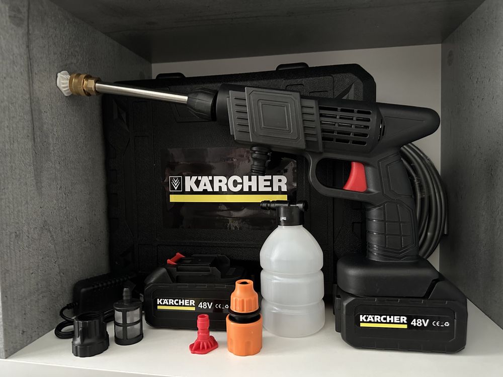 Мойка міні високого тиску акамуляторна 48v авто мийка Karcher Керхер