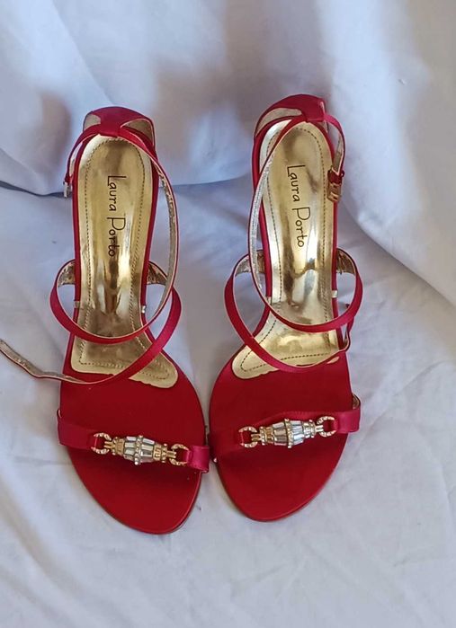 Sandalias de festa luxo