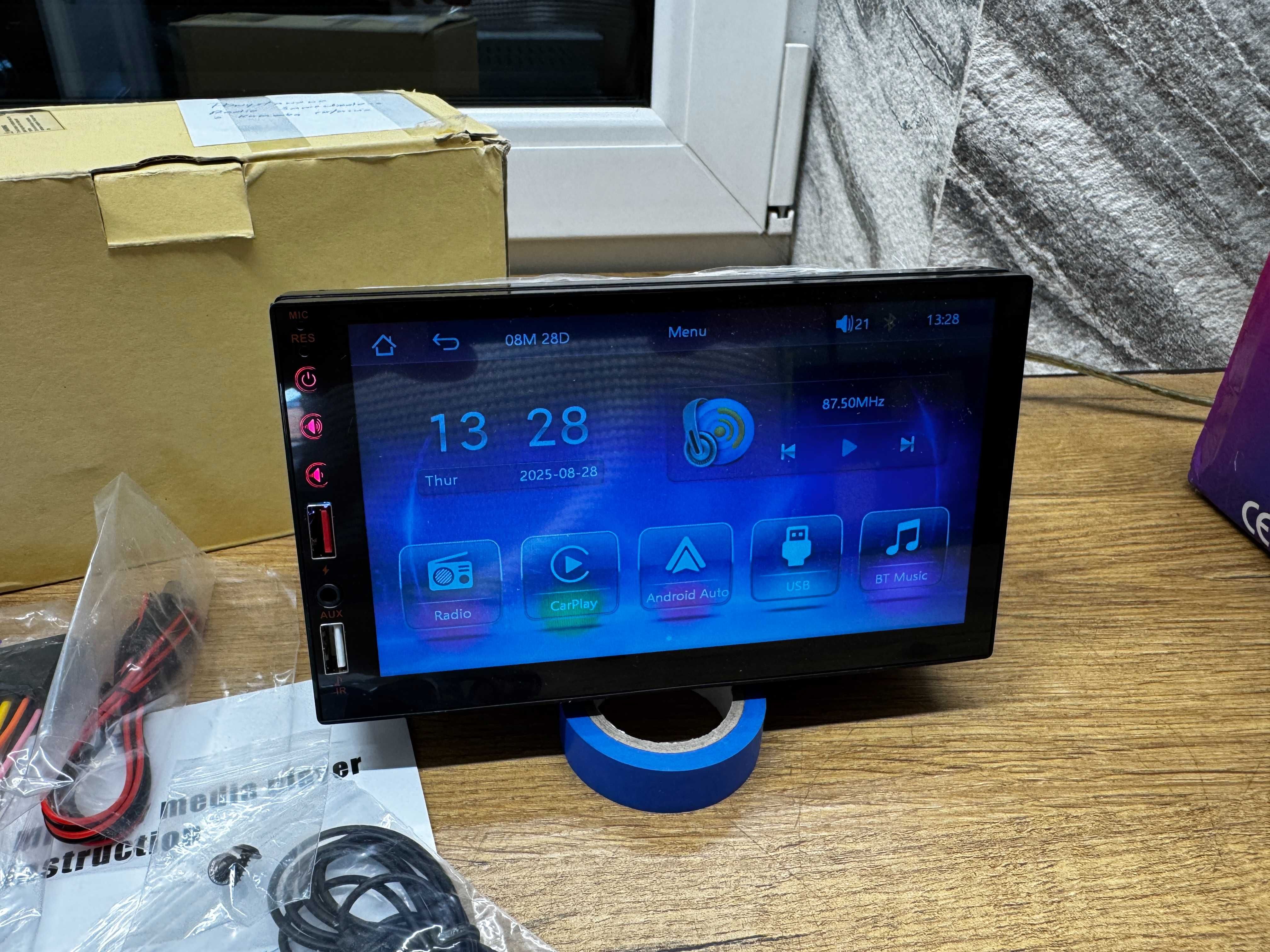 radio 2 din carplay,androidauto a3609