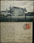 Gratz Posen Alter Markt GrodziskWlkp. 1918 r. znaczek pocztówka