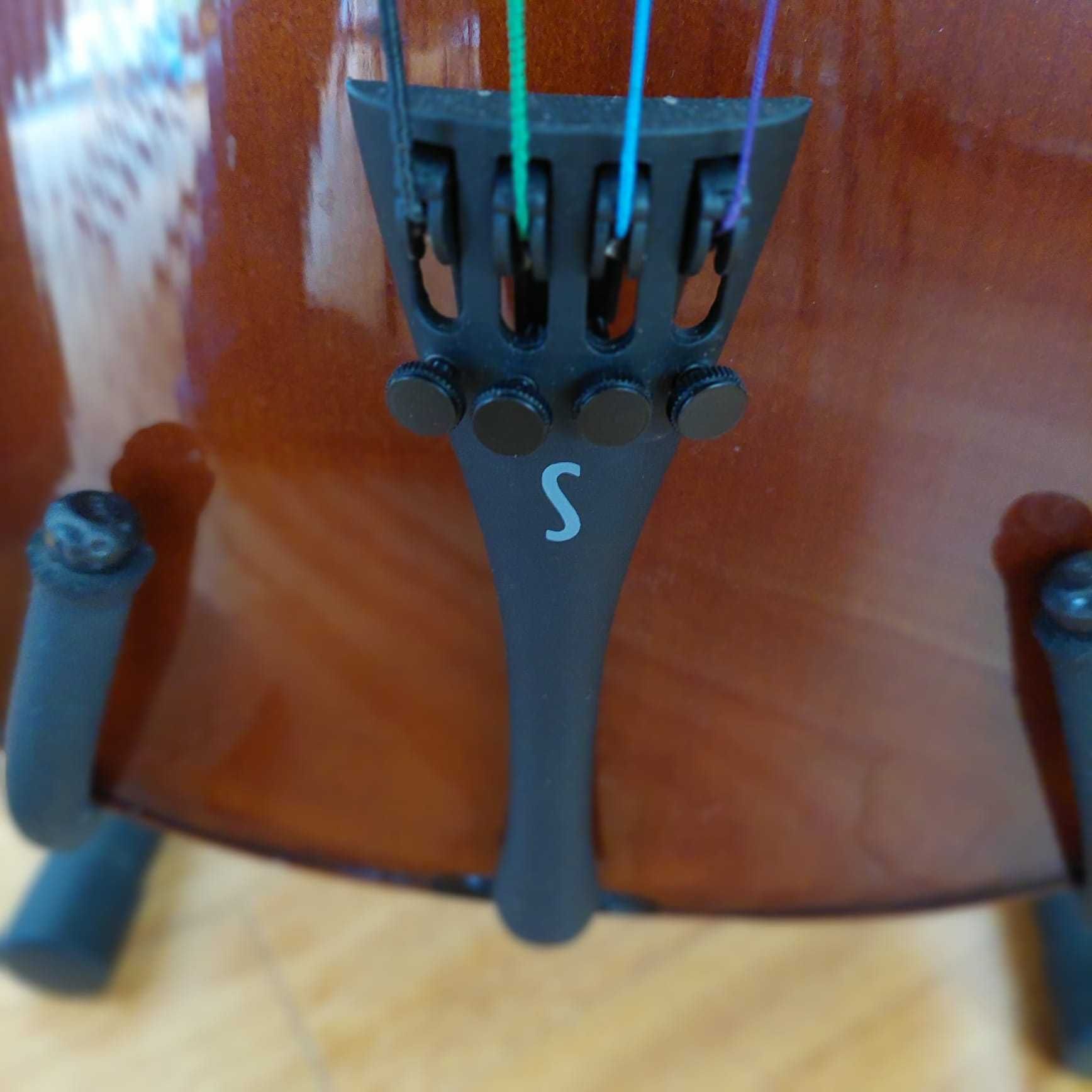 Violoncelo Stentor 1/4 para aprendizagem, inclui estojo e arco