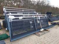 Brama ogrodzeniowa PREMIUM RAL 7016 antracyt. Brama wjazdowa suwana.