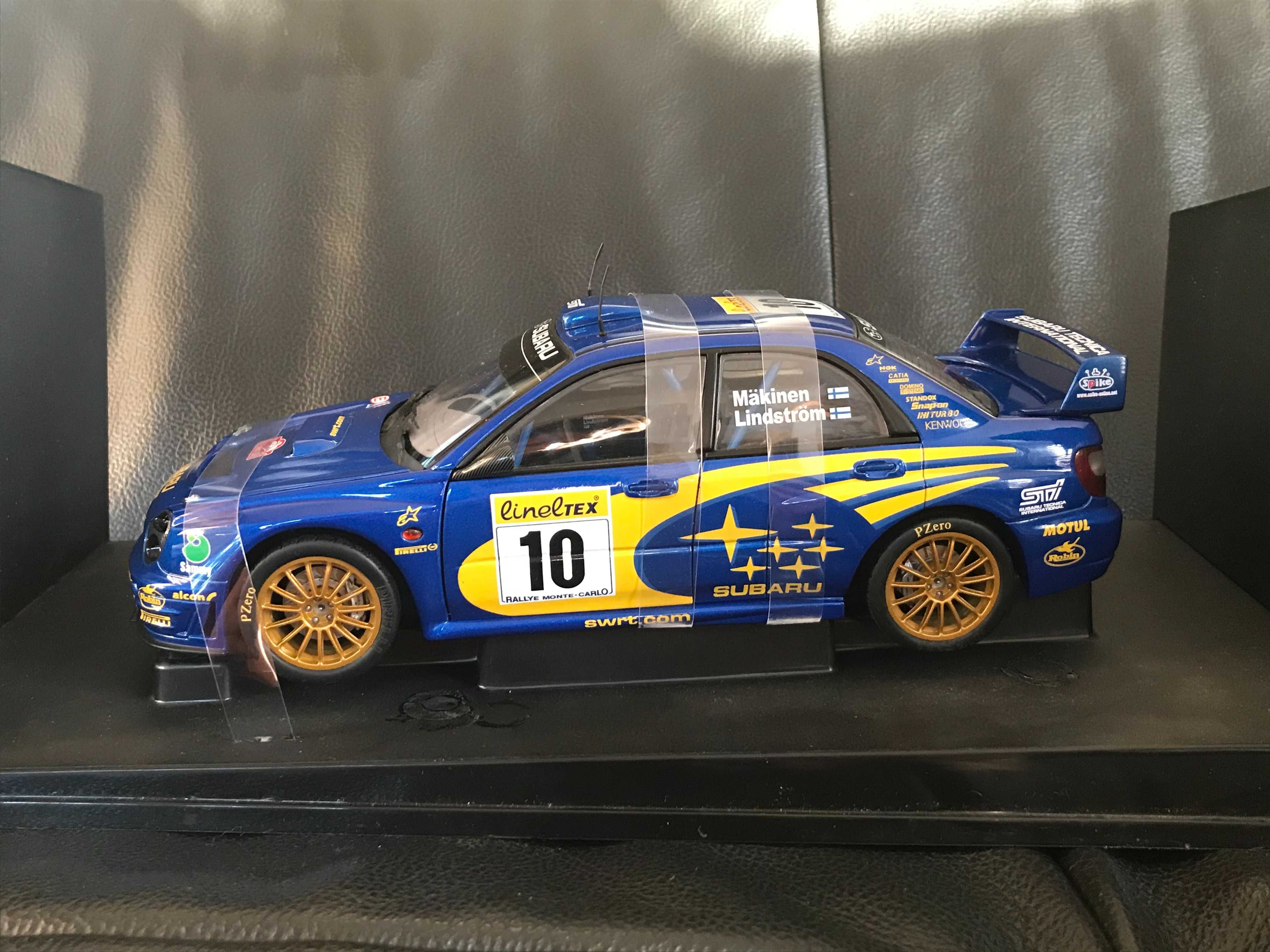 Autoart 1:18 Subaru Impreza WRC Nr 10 Makinen 2002 Rajd Monte Carlo