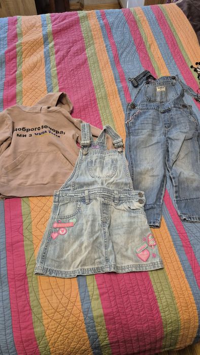 Віддам пакет одягу для дівчинки 92-98см