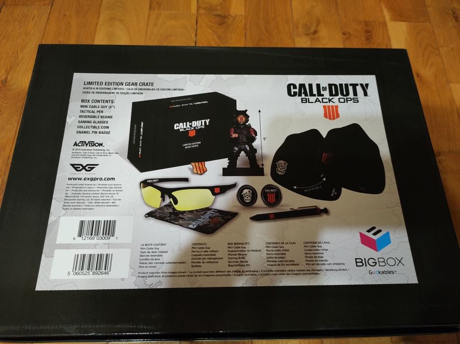 Call Of Duty Black Ops IIII zestaw kolekcjonerski nowy dla Gracza