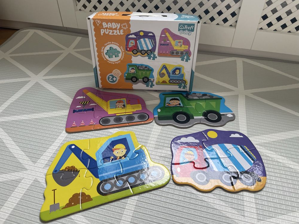 Puzzle 4 zestawy dla dwulatka