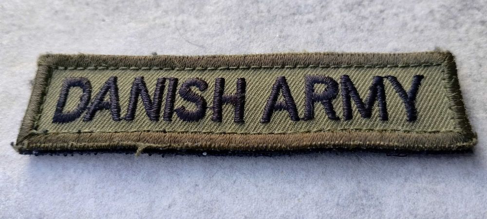Patch Naszywka Danish Army Emblemat Rzep Kolekcjonerska