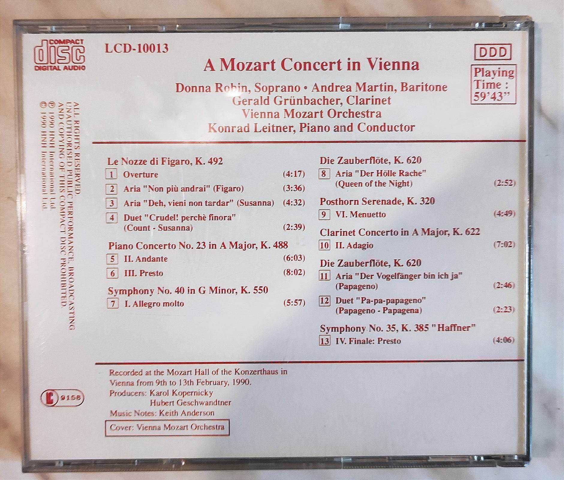 Wiener Mozart Orchestra – A Mozart Concert In Vienna