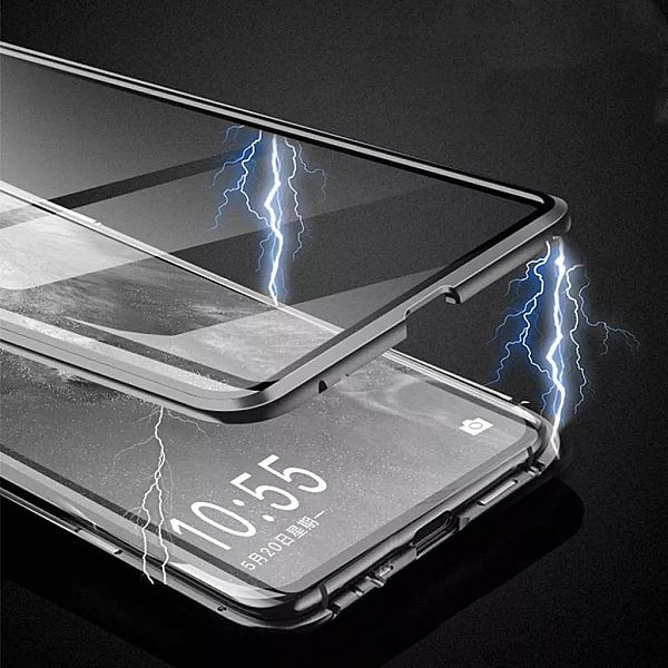 Etui Magnetic 360° 2x Szkło do Huawei P40 Lite