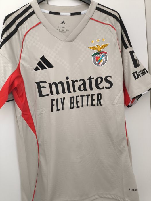 Camisola Benfica Bege 25-26