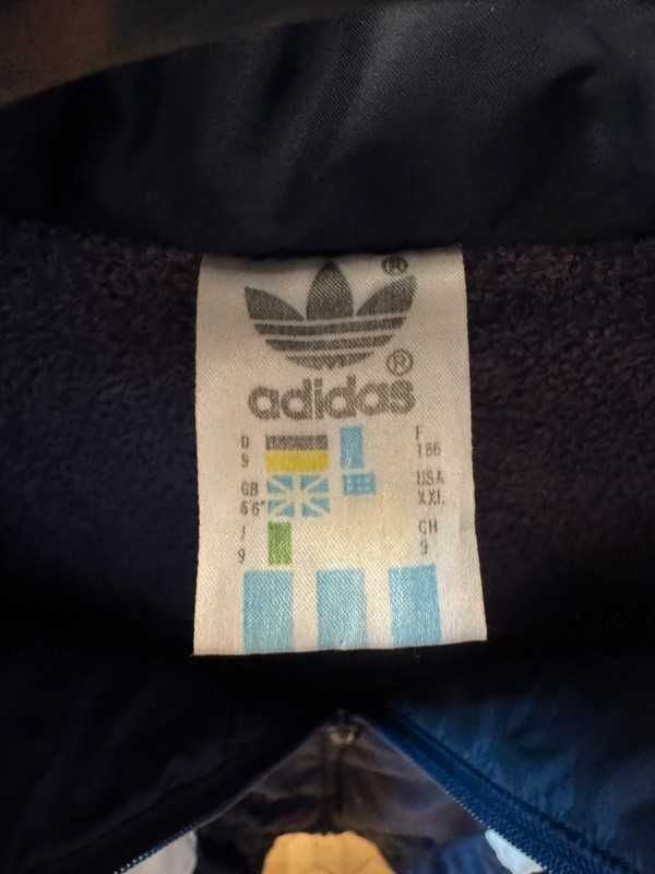 Vintage 90s Adidas Bomber Pattern Jacket XL