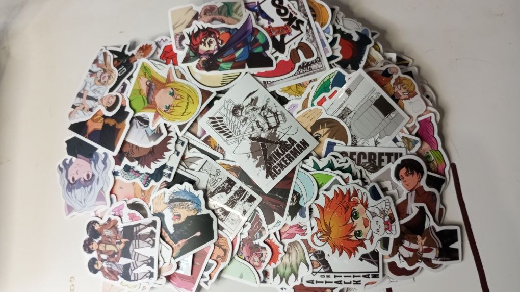 Аниме наклейки стикеры арты опт 300шт. Anime stickers