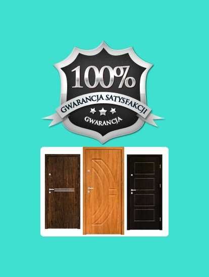 DRZWI WEJŚCIOWE drewniane i metalowe zewnętrzne z montażem