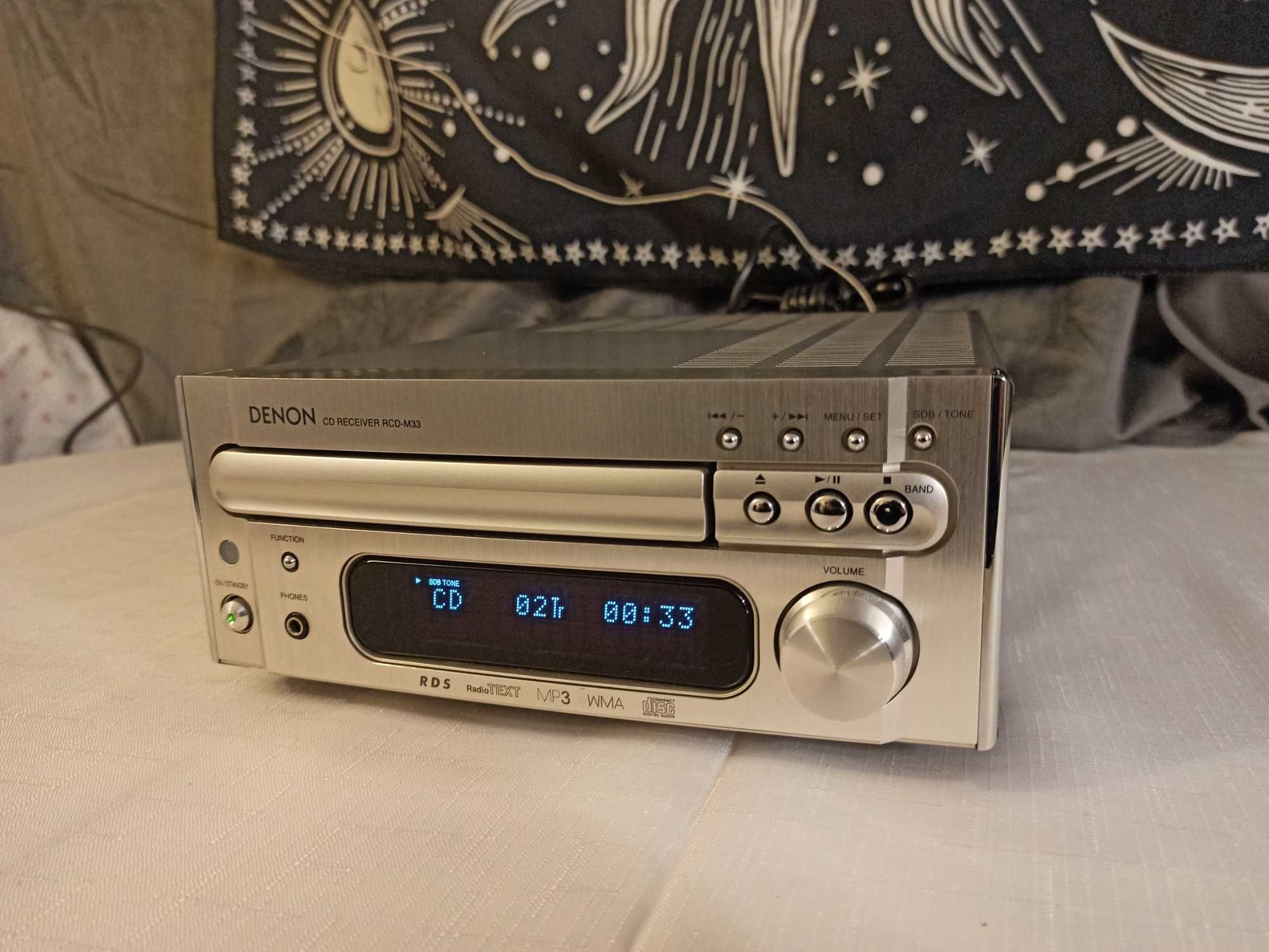 Amplituner z odtwarzaczem CD DENON RCD-M33 miniwieża