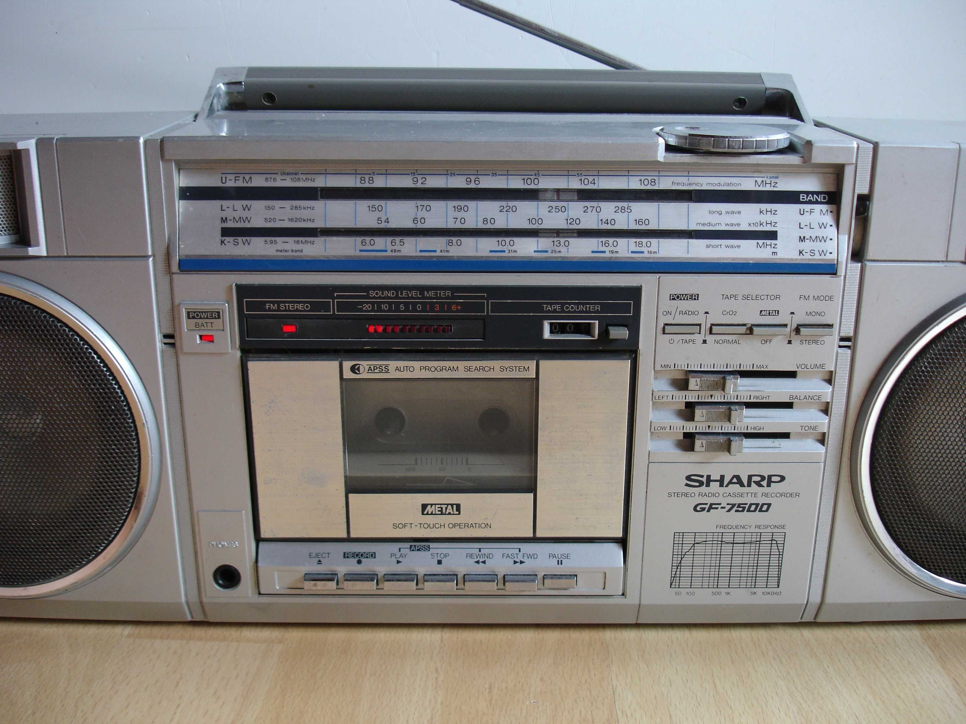 Radiomagnetofon SHARP GF-7500