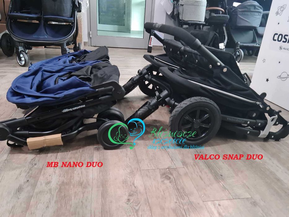 Wózek spacerowy Nano Duo dla bliźniąt NOWY