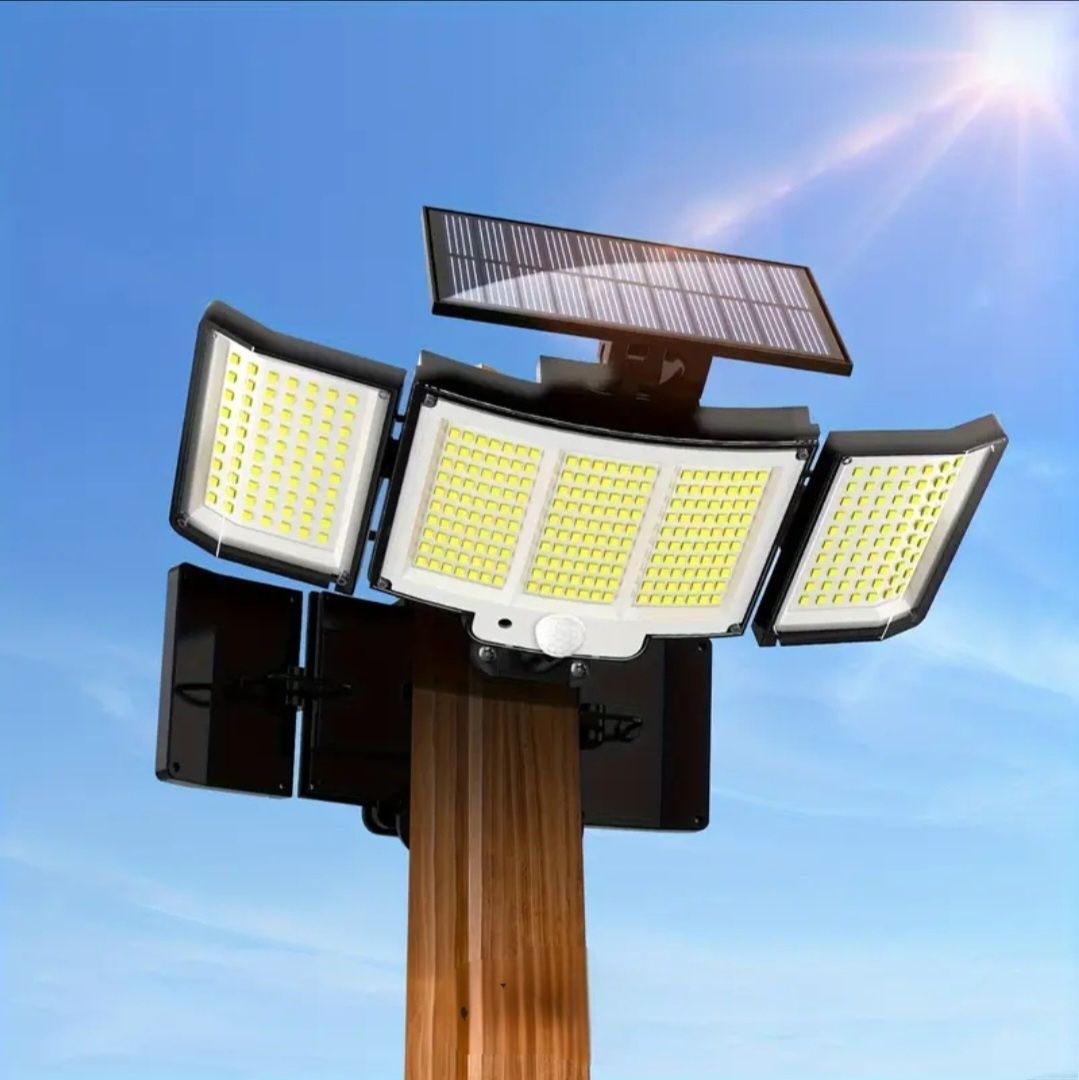 Lampa solarna LED z czujnikiem ruchu